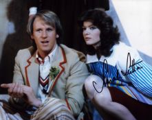 Sarah Sutton signed 10x8 inch DR WHO colour photo pictured in her role as Nyssa. Good condition