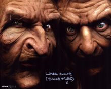 Linda Clark signed 10x8 inch DR WHO colour photo pictured in her role as Bloodtide. Good condition