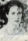 Celia Imrie signed 6x4 inch black and white dedicated. Good condition. All autographs come with a
