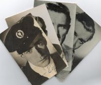 Vintage Actors collection 4, signed photos includes Harold Duff, Clark Gable, Dirk Bogarde and Guy