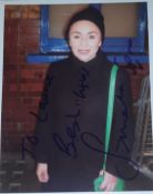 Samantha Spiro signed 6x4 inch colour photo. Dedicated. Good condition. All autographs come with a