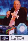 Nick Hewer signed 6x4 inch Countdown colour promo photo. Good condition. All autographs come with