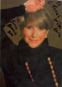 Julie Harris signed 6x4 inch colour photo. Dedicated. Good condition. All autographs come with a