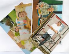 TV Chef Collection 4 signed photos includes James Martin , Tim Lovejoy and Raymond Blanc. Good