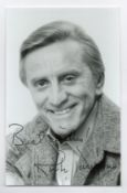 Kirk Douglas signed 6x4 inch black and white photo. Good condition. All autographs come with a