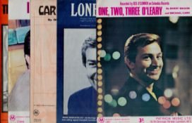 Des O'Connor music score sheet collection includes 5 sheets such as The Tip of My Fingers, I
