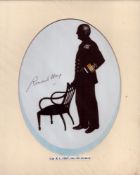 Commander Ronald Cuthbert Hay DSO, DSC and Bar signed 10x8 inch mounted silhouette image. Ronald