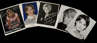 Autograph Entertainment collection, Linda Vester, Cyndy Violette, Deborah Voigt and more. Signed