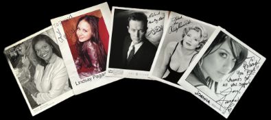 Autograph Entertainment collection, Karla Winfrey, Lindsay Pagano, Robert Patrick and more. Signed