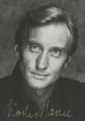 Charles Dance signed 6x4 inch black and white photo.