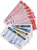 Horse Racing collection 11 signed Grand National betting slips includes John Francome, Philip Hobbs,