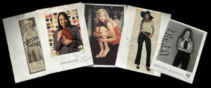 Autograph Entertainment collection, Brenda Russell, Louisa McCarthy, Jo Cool and more. Signed