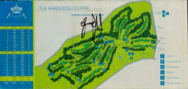 Padraig Harrington signed golf draw sheet. Good condition. All autographs come with a Certificate of