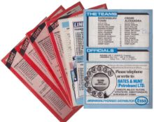 Crewe Alexandra programme collection 7, 1980,s programmes all signed by Crewe Legend Terry