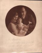 Enrico Caruso signed 10x8 inch signature piece includes vintage sepia photo and inscription. Good