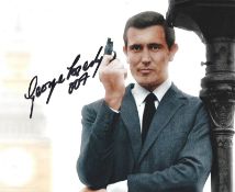 George Lazenby signed 10x8 inch James Bond On Her Majesty’s Secret Service colour photo. Good