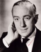 Alec Guinness signed 10x8 inch black and white vintage photo. Good condition. All autographs come