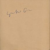 Yoko Ono signed softback book titled Grapefruit original 1970's edition signature on the inside