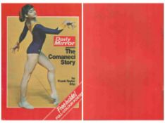 Multi signed Olga Korbut and Nelli 'Daily Mirror' The Comaneci Story' Book plus Full colour