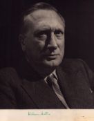 William Walton signed 14x11 inch black and white photo. Good condition. All autographs come with a