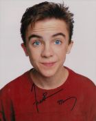 Frankie Muniz signed 10x8 inch colour photo. Good condition. All autographs come with a