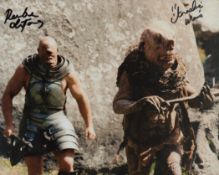 Reuben De Jong and Annalise Morris signed 10x8 inch Narnia colour photo. Good condition. All