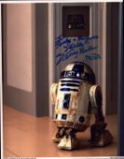 Kenny Baker signed 10x8 inch R2 D2 Star Wars colour photo. Good condition. All autographs come