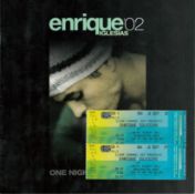 TV/Music collection, Enrique Iglesias Tour Guide and Royal Albert Hall Tickets 2002. Good