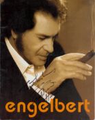 Engelbert Humperdinck 14x11 inch signed tour brochure. Good condition Est.