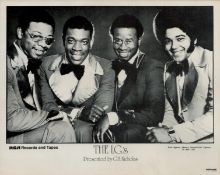 The I. G. s multi signed 10x8 inch vintage promo photo signatures on reverse. Good condition Est.