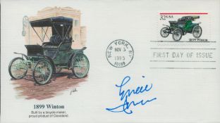 Ernie Irvan signed 1899 Winton built by a bicycle maker proud product of Cleveland FDI PM New
