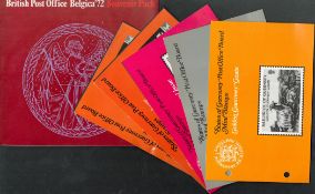 Stamp Collection. 6 stamp books collection, Golden Guernsey Goats Mint Stamps. Good condition Est.