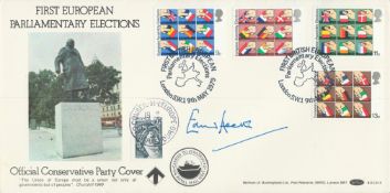 Sir Edward Heath signed FDC. British prime minister. Good condition Est.