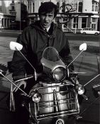 Phil Daniels signed 10x8 black and white photo.