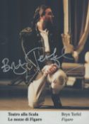 Sir Bryn Terfel, CBE signed colour promo photo 7x5 Inch. Is a Welsh bass-baritone opera and