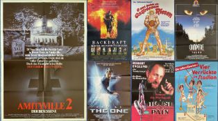 German Film poster collection of 7 unsigned posters. All 23x33 inch approx. Including The One