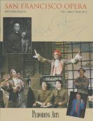 Sir Bryn Terfel, CBE signed 'San Francisco Opera 1999-2000 Season' Programme. Good condition Est.