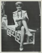 Anita Dobson signed black and white photo. Measures 8 inch by 10 inch appx. Good condition Est. Good