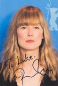 Rosamund Pike signed 6x4inch colour photo. Dedicated.