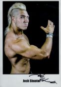 Josh Shooter signed Joshua Zuccato Colour Photo 12x8.25 Inch. is an Australian professional wrestler