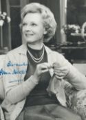 Anna Neagle signed 8x6 vintage black and white photo. Good condition Est.