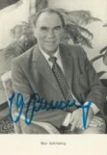 Max Schmeling signed 6x4inch colour photo. Good condition Est.
