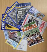 Football collection of 10 game programmes from 1980s, 1970s, 1996 and 1994. Good condition Est.