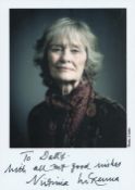 Virginia Mckenna signed 6x4inch black and white photo. British actress. Dedicated.