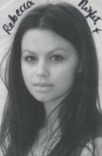 Rebecca Knight signed 6x4 inch black and white photo.