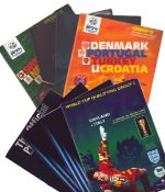 Football programme collection of 8 programmes unsigned from the years of 2002, 2012, 1996 and