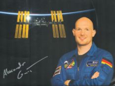 Alexander Gest signed 10x8inch official ESA photo. Participated in 2 missions totalling 362 days