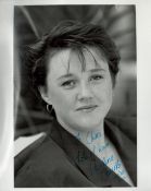 Pauline Quirke signed 10x8 inch black and white photo dedicated.