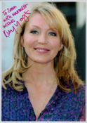 Kirsty Young signed 12x8 inch colour photo dedicated. Good condition Est.