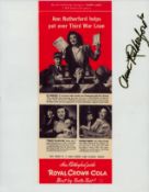 Ann Rutherford signed 12x8 inch colour photo. Good condition Est.